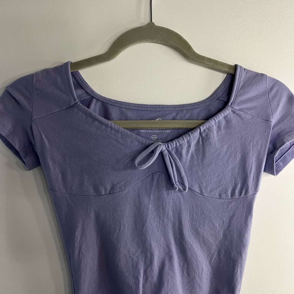 Hollister Lavender Short Sleeve Top